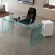 bright fiam glass desk